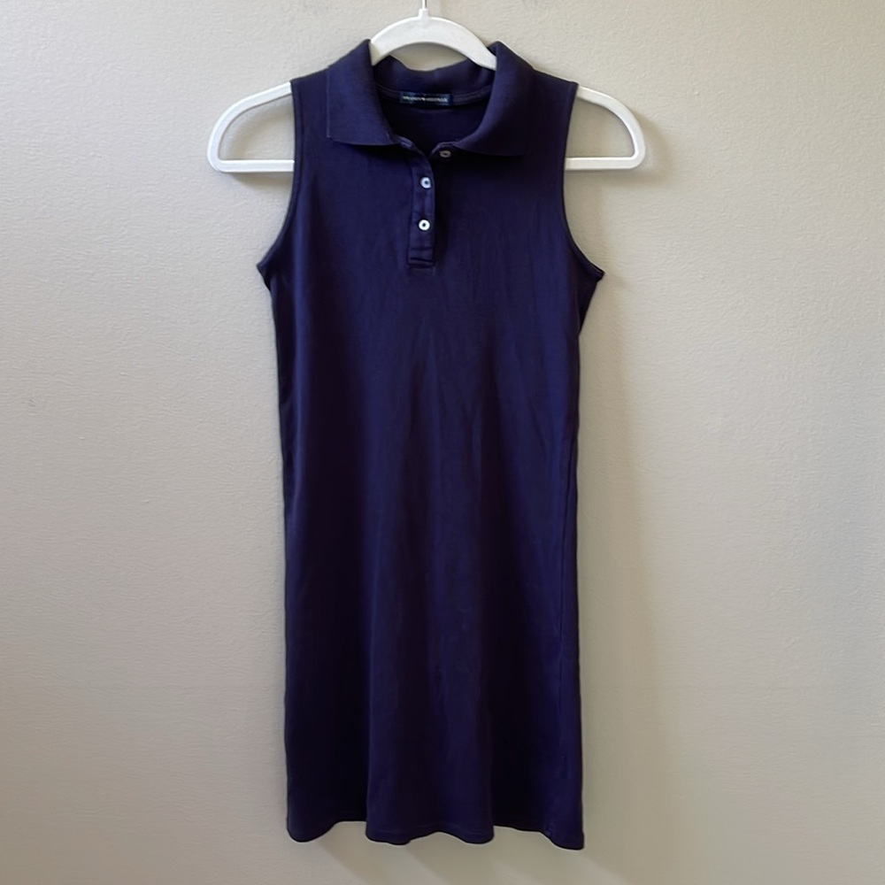 Brandy Melville 100% Cotton Women's Dress, Navy, One Size
